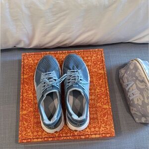 On Running Women's Light Blue Athletic Running Shoes